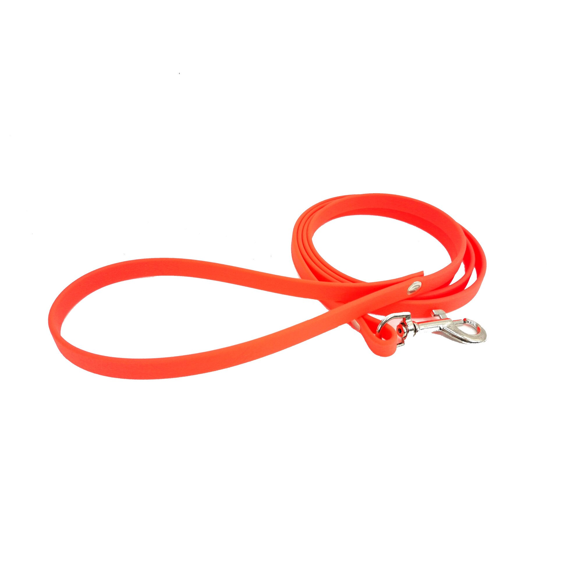 Lesa din biothane , 10 mm x 1.20 m portocaliu