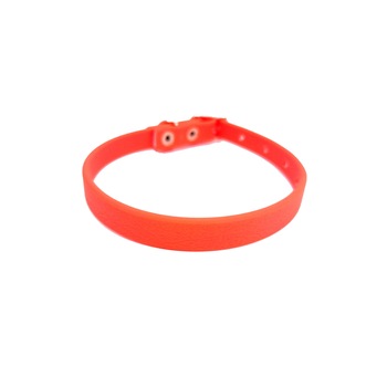 Zgarda din biothane , 10 mm x 31 cm portocaliu Zgarda din biothane , 10 mm x 31 cm portocaliu