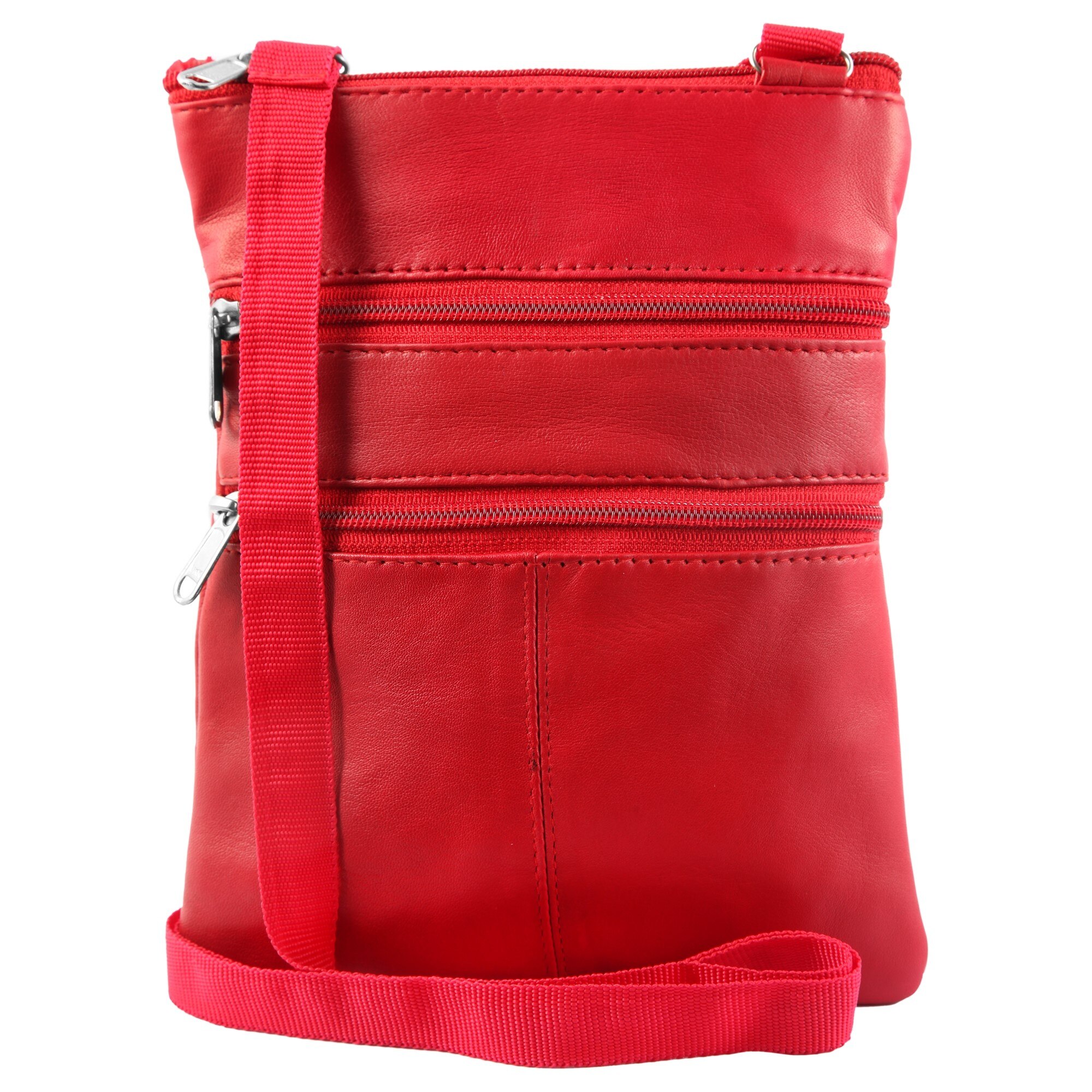 Geanta dama, Raptor, piele naturala, rosu