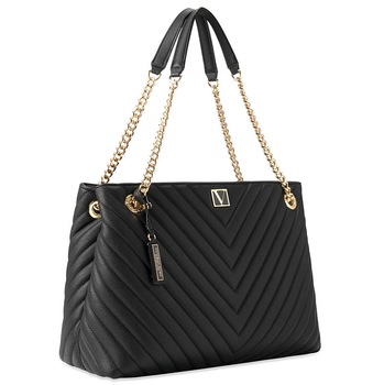 Geanta Victoria's Secret Shoulder Tote Black Lily Geanta Victoria's Secret Shoulder Tote Black Lily