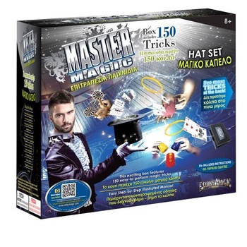 Joc de magie cu 200 de trucuri in palaria magica, pentru copii , model unisex Joc de magie cu 200 de trucuri in palaria magica, pentru copii , model unisex
