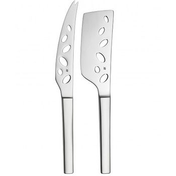 Set 2 cutite de branza, WMF, Otel inoxidabil, Argintiu Set 2 cutite de branza, WMF, Otel inoxidabil, Argintiu