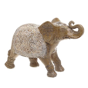 Decoratiune elefant,Inart, din rasina, Golden ,31x10x21 cm Decoratiune elefant,Inart, din rasina, Golden ,31x10x21 cm