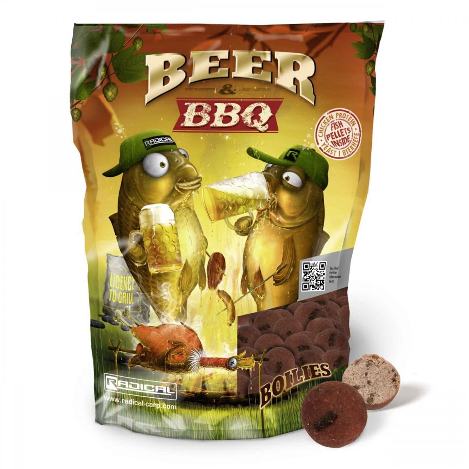 Boilies Beer BBQ 20mm 1kg