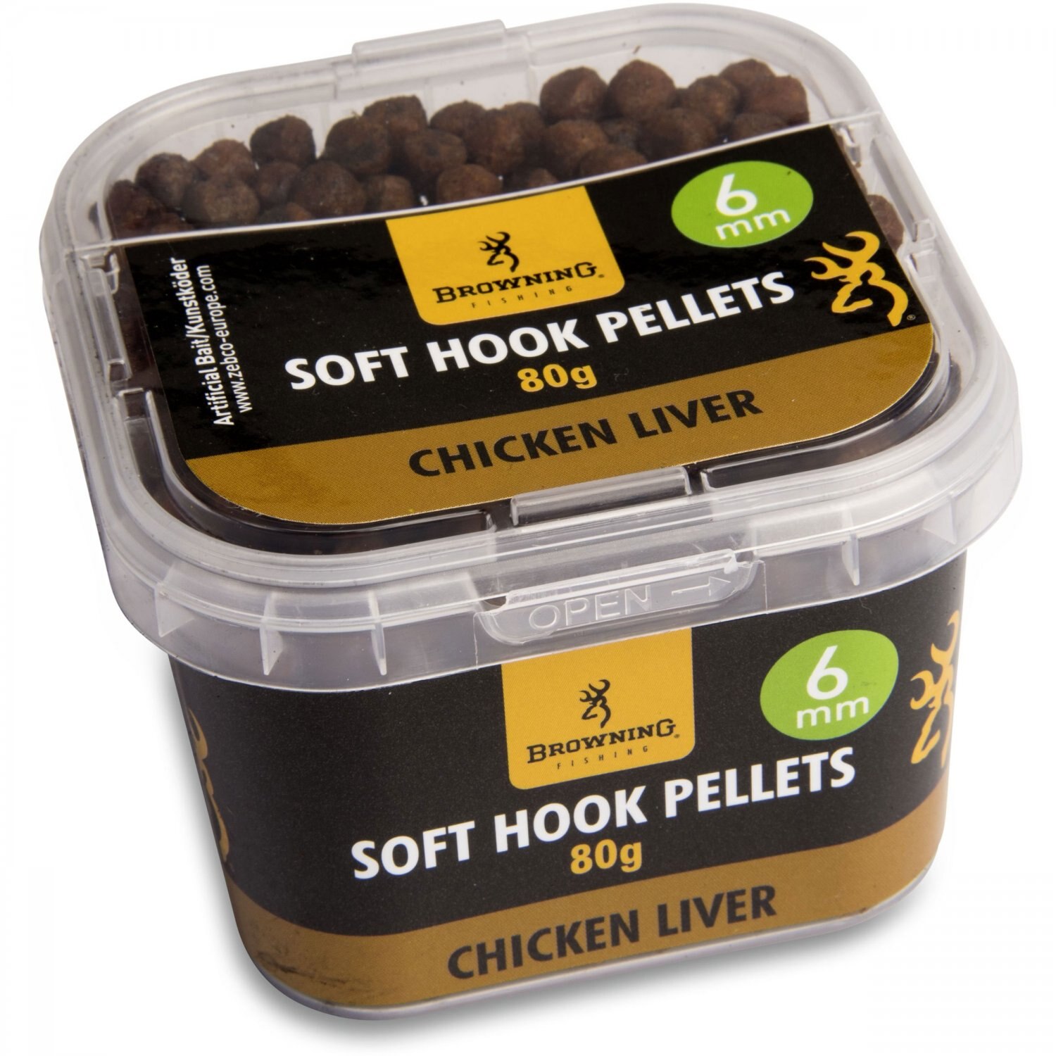 Pelete Soft Soft Hook Pellets 6mm 80g Chicken Liver