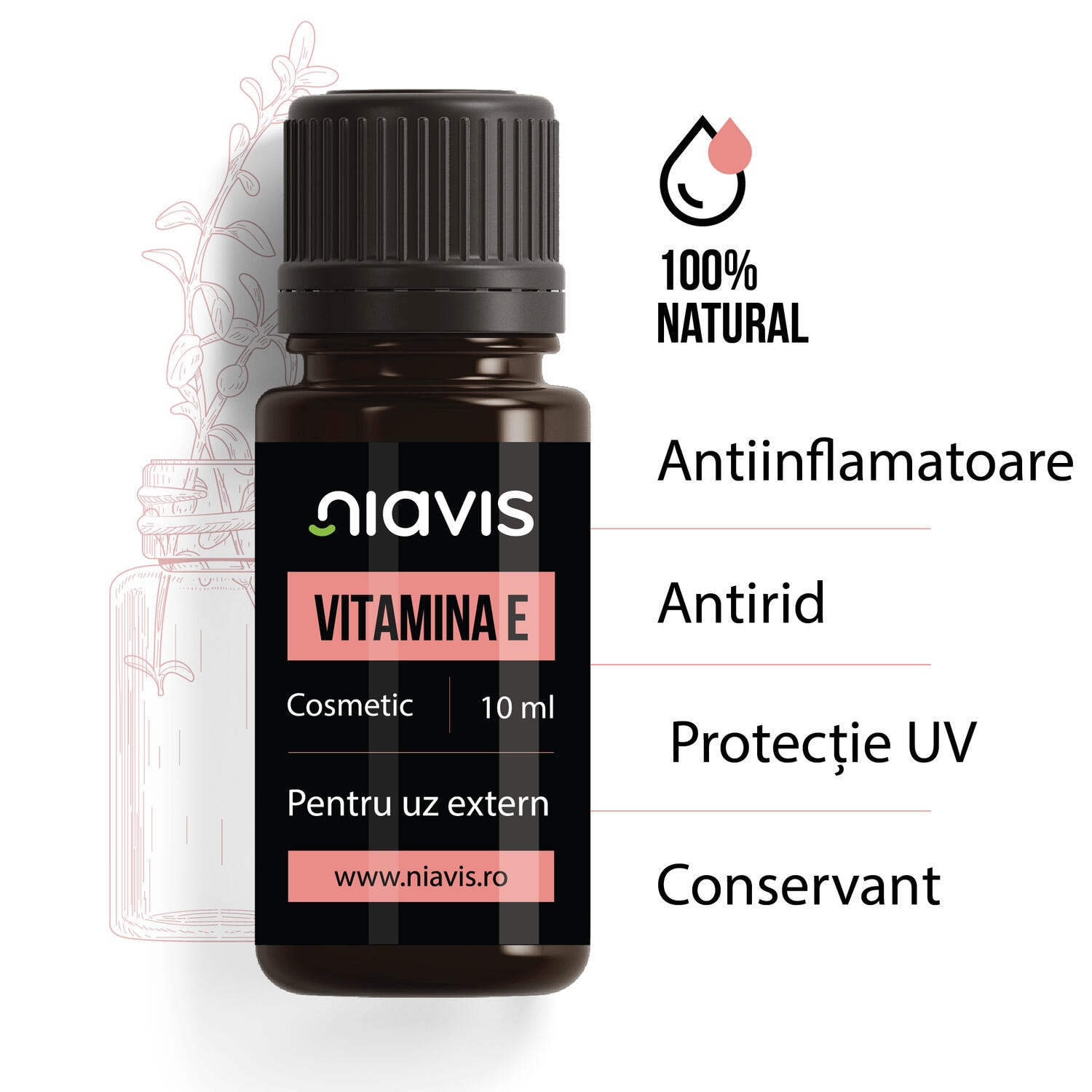 Ulei Antirid 50ml – Cosmetice naturale – CrisNatur