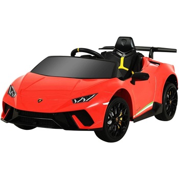 Masinuta electrica cu roti din cauciuc si scaun piele Lamborghini Huracan Red Masinuta electrica cu roti din cauciuc si scaun piele Lamborghini Huracan Red