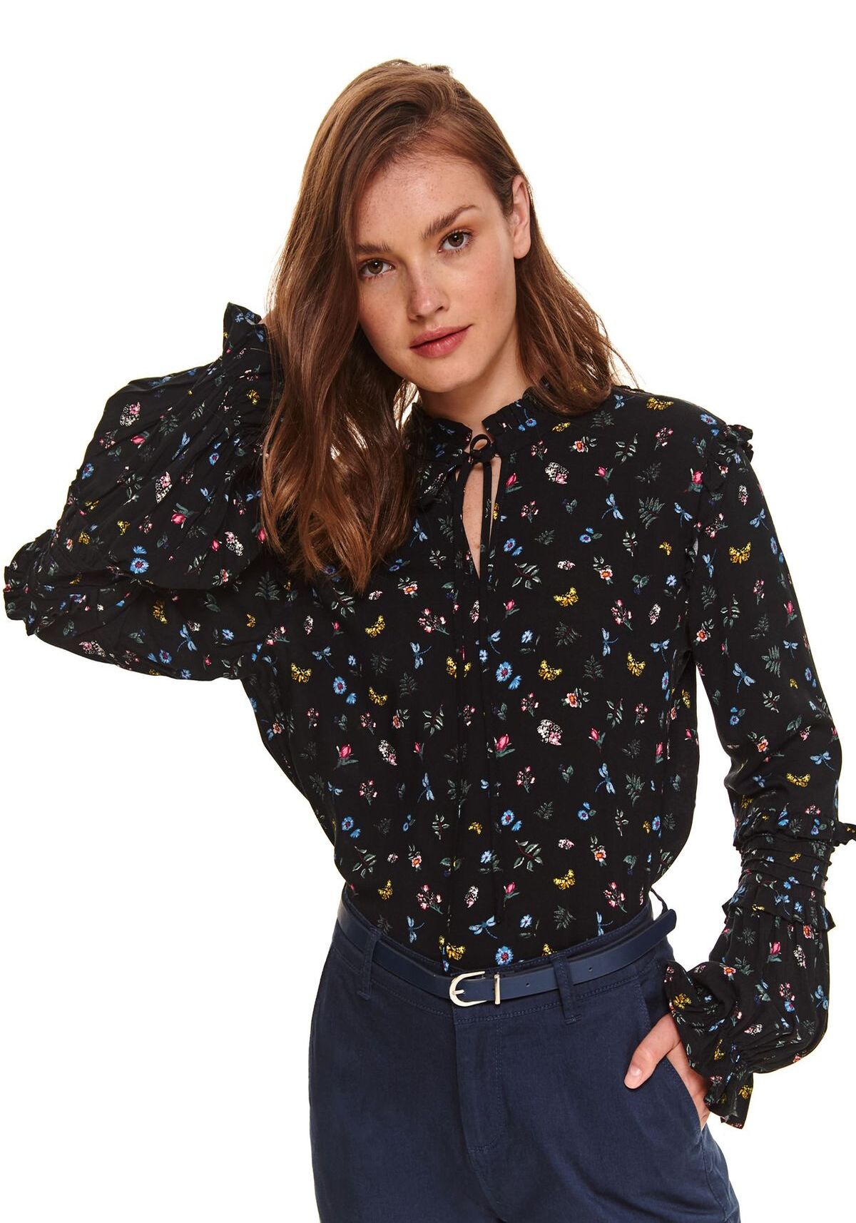 Bluza dama, TOP SECRET, SBD1250, Alb