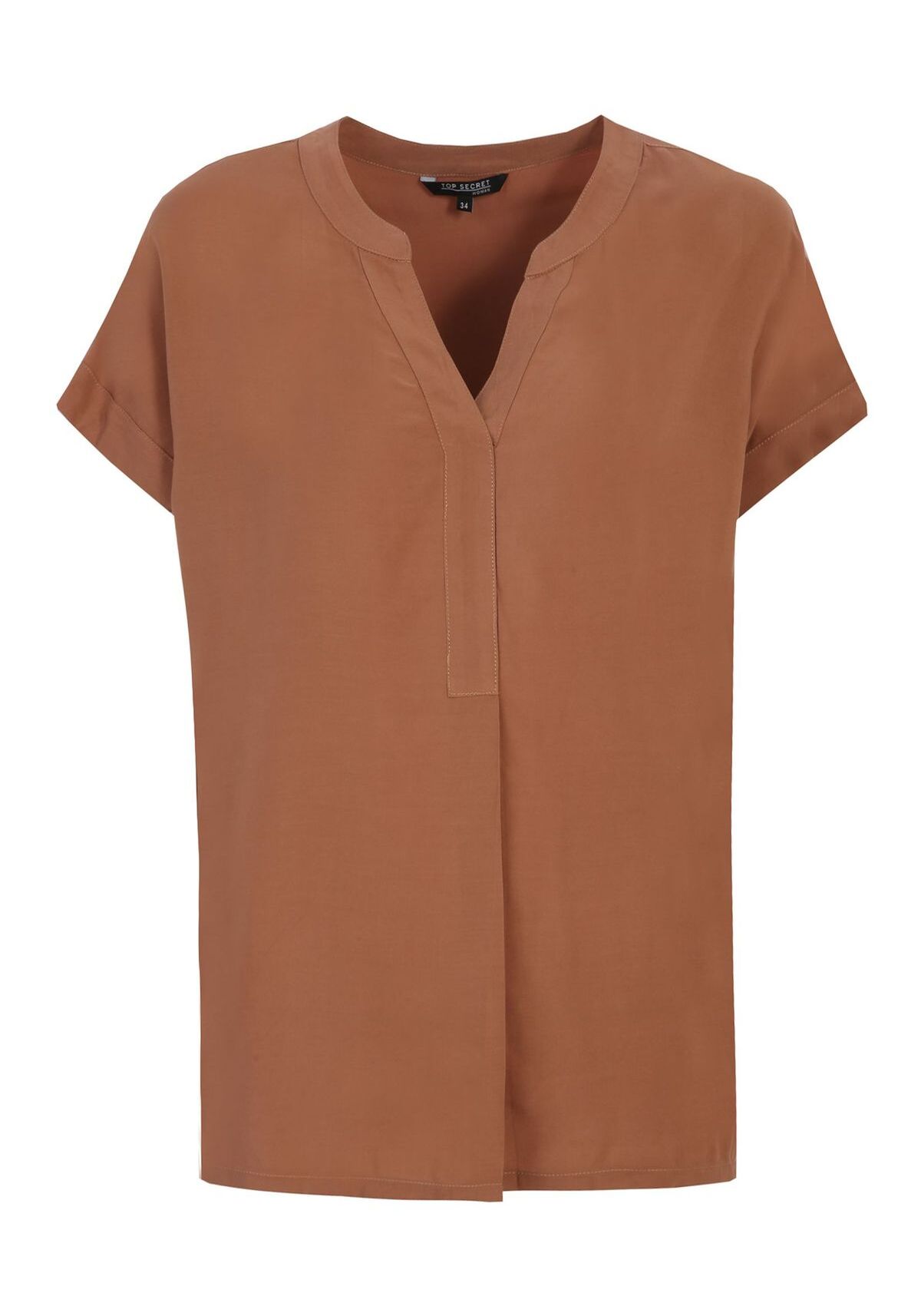 Bluza dama cu maneci scurte, TOP SECRET, SBK2617, Multicolor