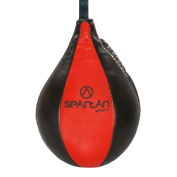 Para box, piele sintetica, rosu-negru, Spartan Para box, piele sintetica, rosu-negru, Spartan