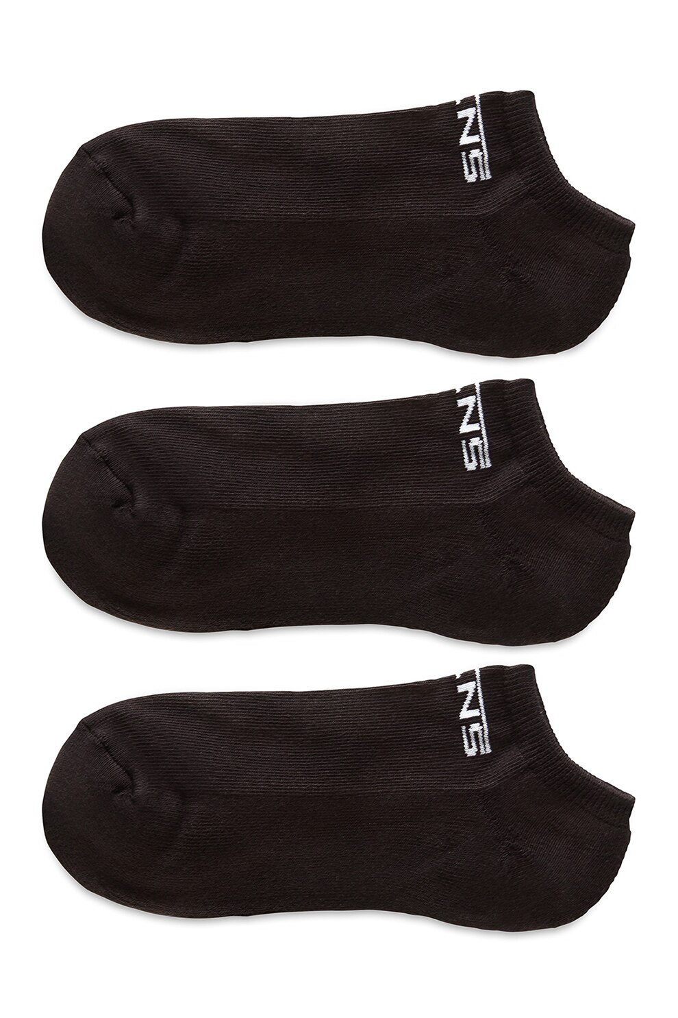 Vans, Set de sosete foarte scurte Classic - 3 perechi, Negru/Alb, One Size