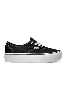 Vans, Tenisi flatform Authentic, Negru, 3.5 Vans, Tenisi flatform Authentic, Negru, 3.5