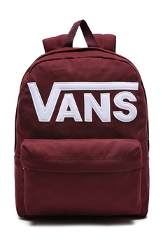 Vans, Rucsac cu logo supradimensionat Old Skool III, Maro coniac/Alb Vans, Rucsac cu logo supradimensionat Old Skool III, Maro coniac/Alb