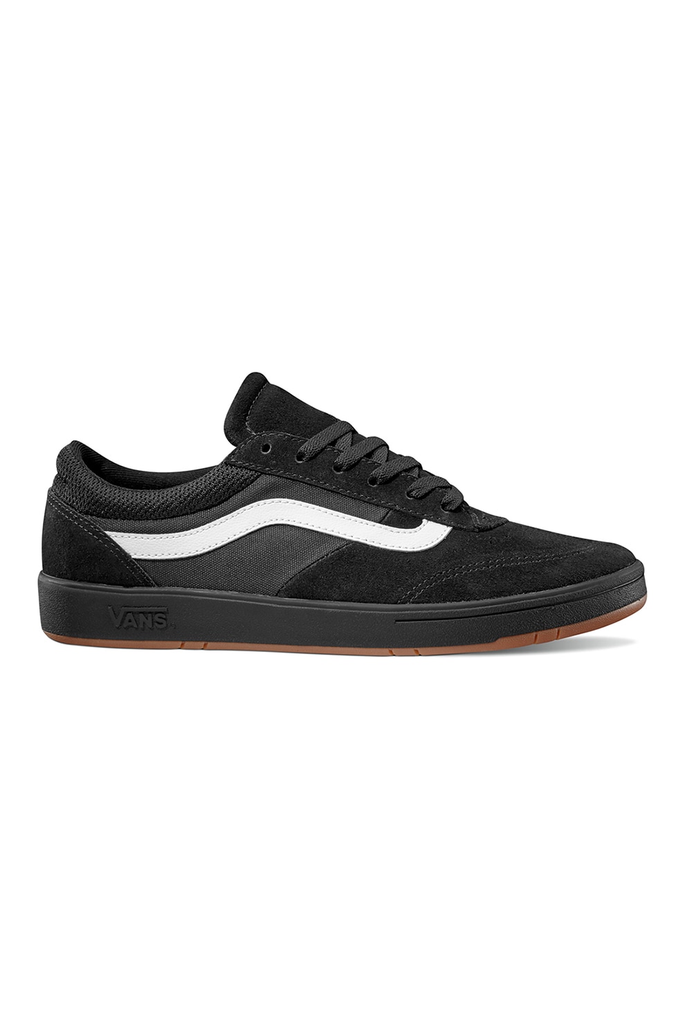Vans, Pantofi sport cu garnituri de piele Cruze, Negru/Alb, 9