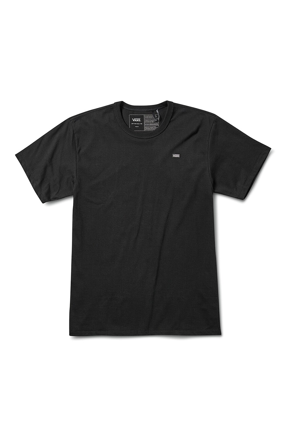 Vans, Tricou cu decolteu la baza gatului Off The Wall, Negru