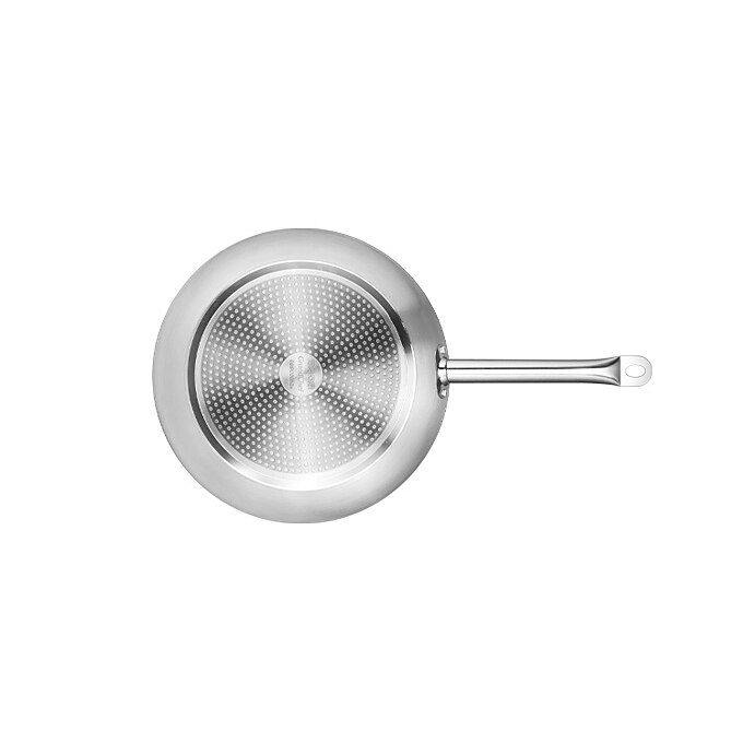 Crêpière Tescoma GrandChef 26 Cm - Compatible Induction, Gaz, Vitrocéramique - Revêtement Antiadhésif, Bord Bas