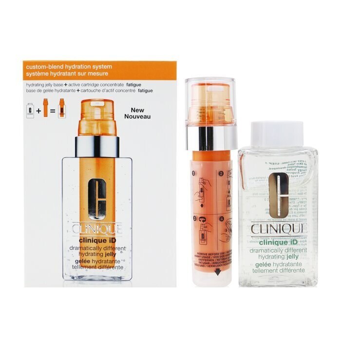 Set Clinique ID Custom-Blend Hydration System, Hydrating Jelly Base 115ml, Active Cartridge Concentrate Fatigue 10ml