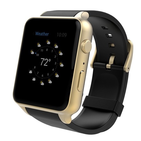 Ceas Smartwatch cu Telefon WB Digital GigaTech™ 88, Monitorizare ritm cardiac, Incarcare magnetica, Camera 2 Mpx, Apelare BT, LCD Capacitiv 1.54" Antizgarieturi, Slot Card, Gold