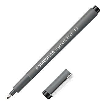 Pigment liner Staedtler, 1.2 mm negru ST-308-12-9 Pigment liner Staedtler, 1.2 mm negru ST-308-12-9