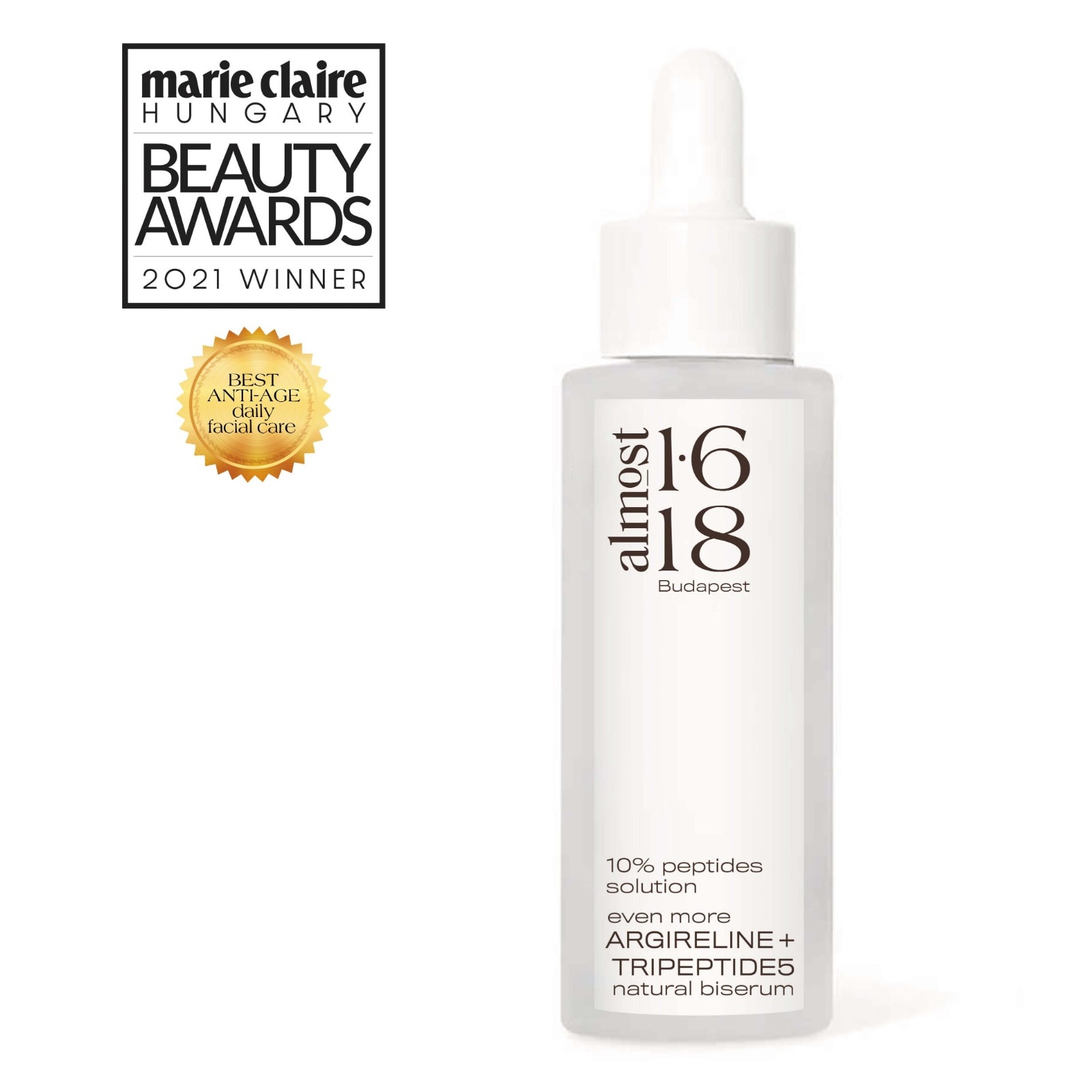 Серум против бръчки с пептиди, 10% Argireline и Tripeptide 5 Natural ...