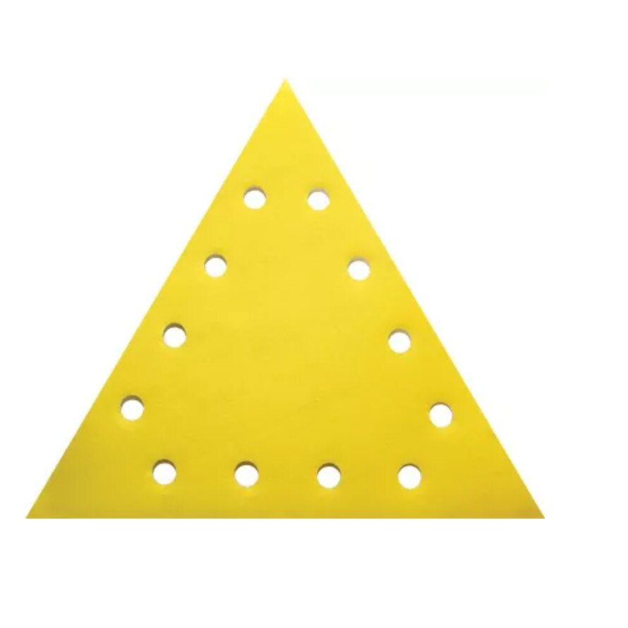 Set 5 bucati smirghel VELCRO, triunghiular, 285mm grit 100, Raider, 180727