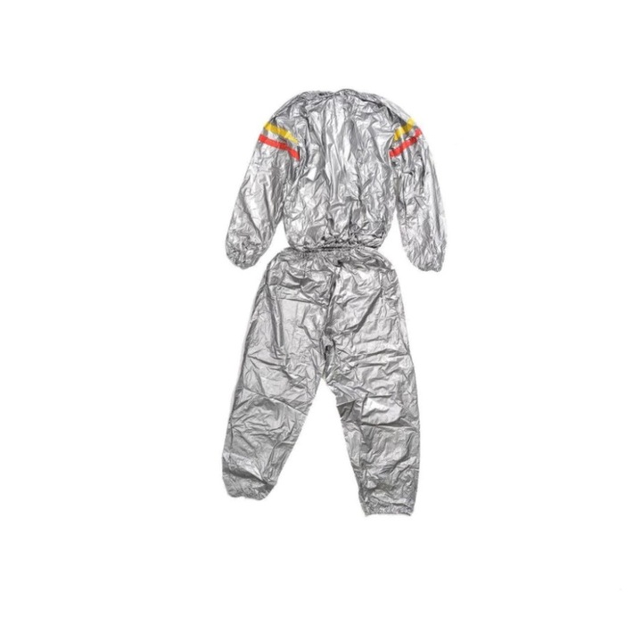 GREATON Unisex Szaunaruha, Ideális fogyáshoz, M-es méret, Rugalmas mandzsettákkal