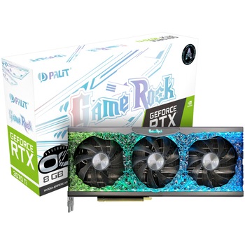 Placa video Palit GeForce® RTX™ 3070 Ti GameRock OC, 8GB GDDR6X, 256-bit Placa video Palit GeForce® RTX™ 3070 Ti GameRock OC, 8GB GDDR6X, 256-bit