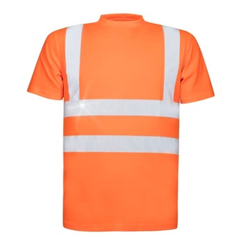 Tricou simplu reflectorizant cu maneca scurta REF 102, culoare portocaliu, marimea 4XL Tricou simplu reflectorizant cu maneca scurta REF 102, culoare portocaliu, marimea 4XL