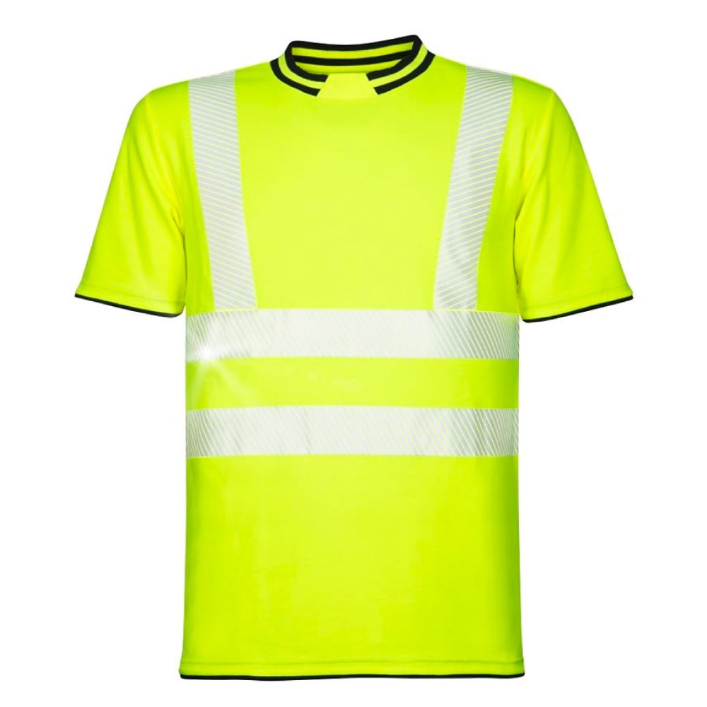 Tricou simplu reflectorizant cu maneca scurta SIGNAL, culoare galben, marimea S