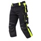 Pantaloni de lucru 3/4 NEON, culoare galben, marimea 52