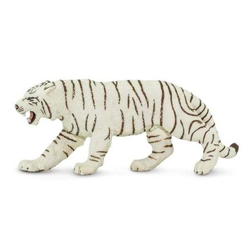 Figurina - Wildlife Animal - White Tiger, Alb, 6.5 cm Figurina - Wildlife Animal - White Tiger, Alb, 6.5 cm