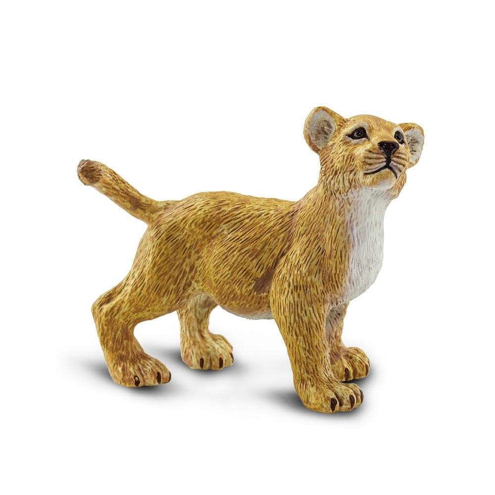 Figurina - Wildlife Animal - Lion Cub, Bej, 5 cm