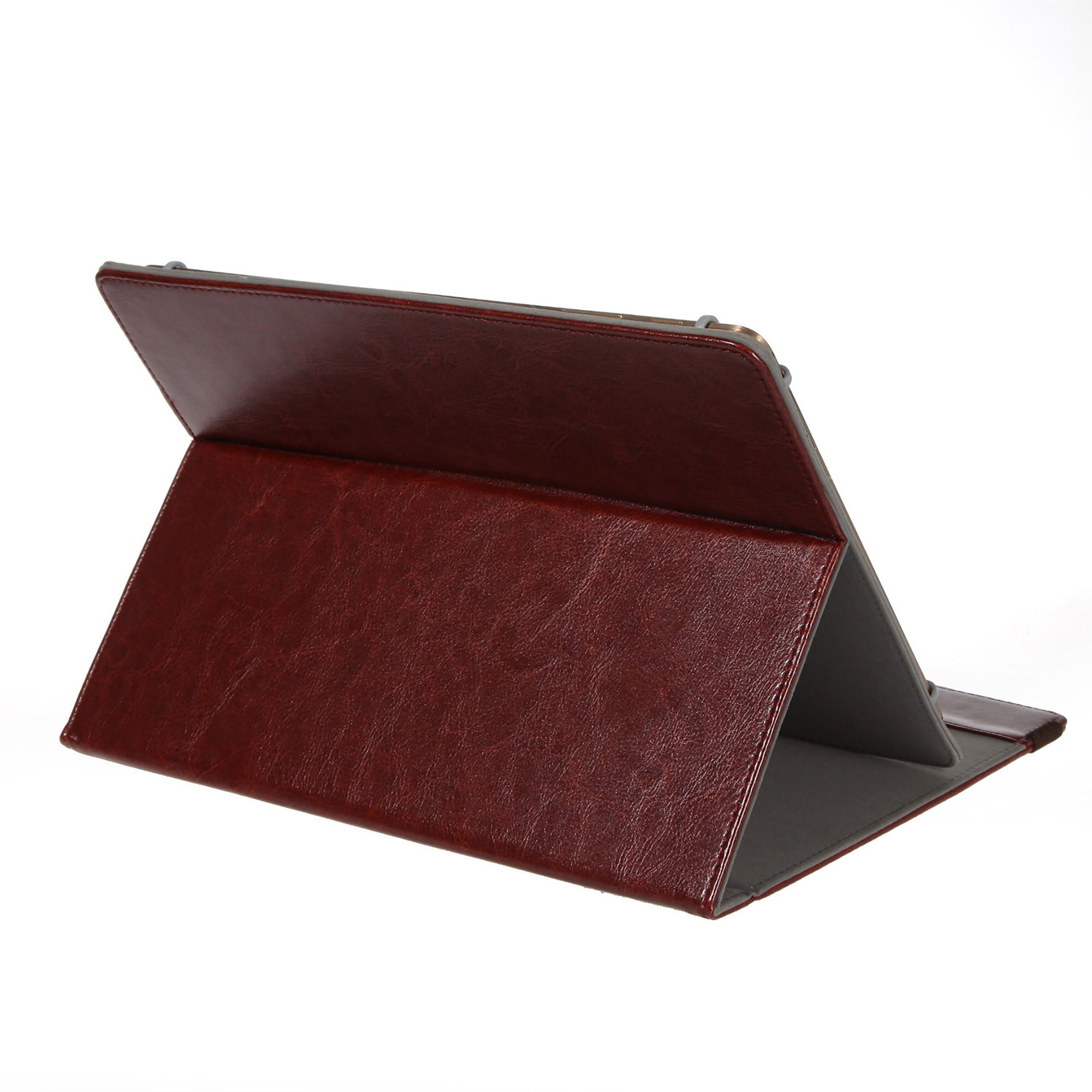 Husa de protectie tableta 360 ° Universala, 8’’, Piele ecologica, Maro