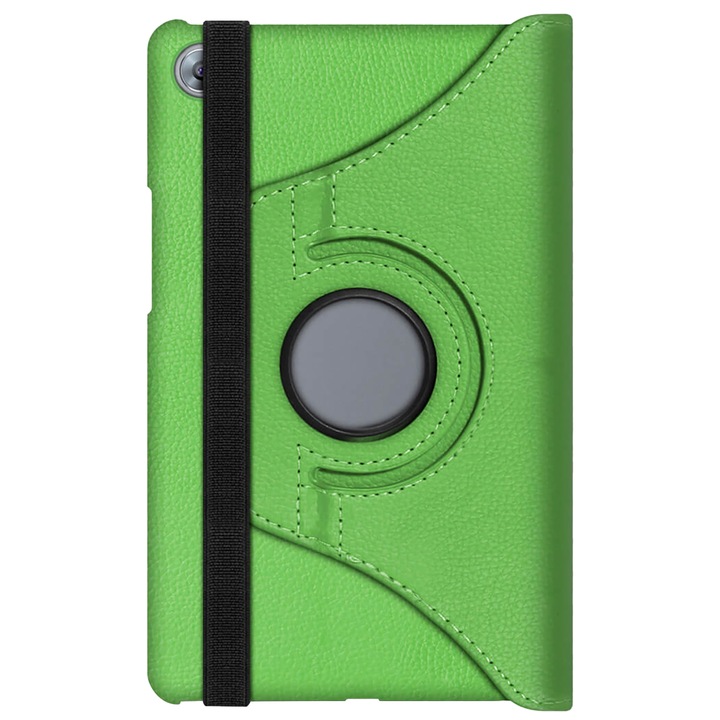 Husa de protectie tableta 360 ° pentru Huawei MediaPad M5 8, Piele ecologica, Verde