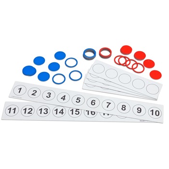 Set demonstrativ magnetic pentru numarare pana la 20 Set demonstrativ magnetic pentru numarare pana la 20