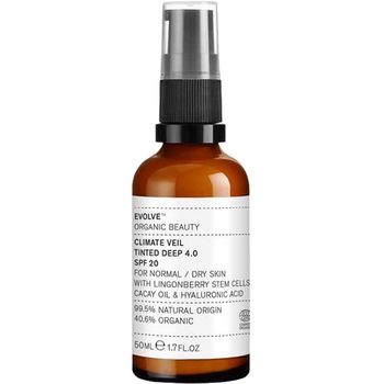 Crema Coloranta de fata Evolve Organic Beauty Climate Veil Deep 4.0 SPF 20 50 ml Crema Coloranta de fata Evolve Organic Beauty Climate Veil Deep 4.0 SPF 20 50 ml