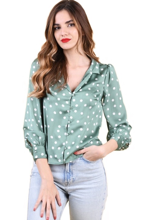 Дамска риза Vernil, Зелен