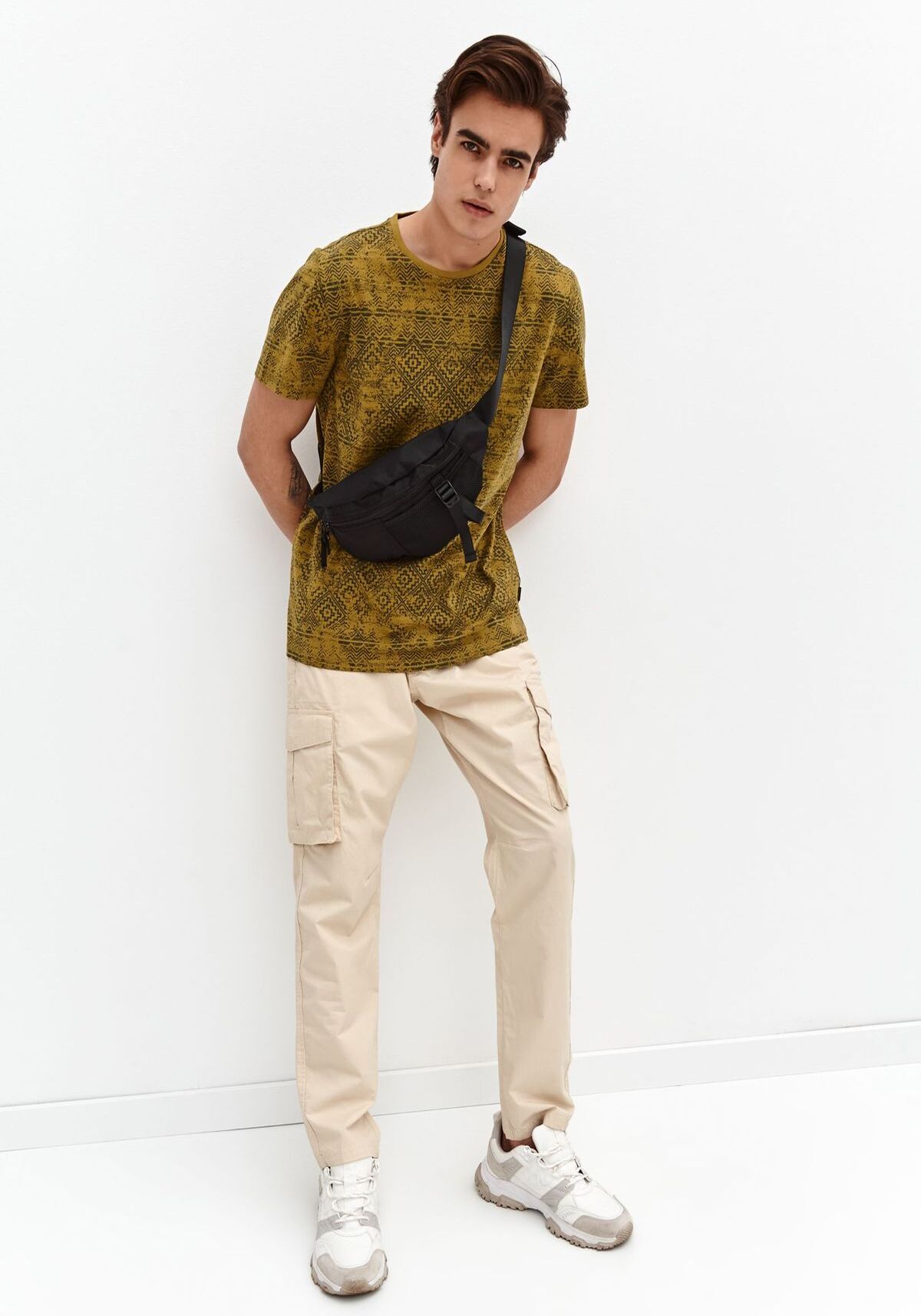 Tricou barbati, TOP SECRET, SPO5072, Verde