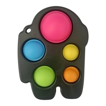 Jucarie Simple Dimple Zenuk® - Among Us, Pop It, Fidget Toy, Dezvoltare senzoriala, Multicolor Jucarie Simple Dimple Zenuk® - Among Us, Pop It, Fidget Toy, Dezvoltare senzoriala, Multicolor