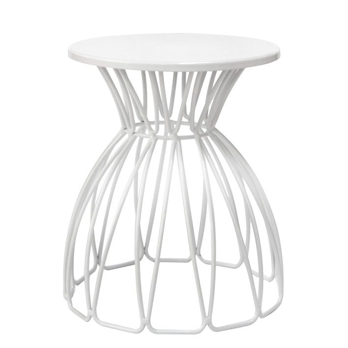 Stand metalic RAKI pentru expunere bufet 20x25 cm alb