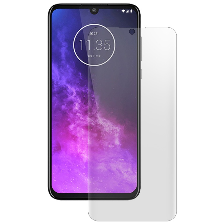 Folie mata SILKASE pentru Motorola Moto One Zoom, protectie ecran, silicon regenerabil