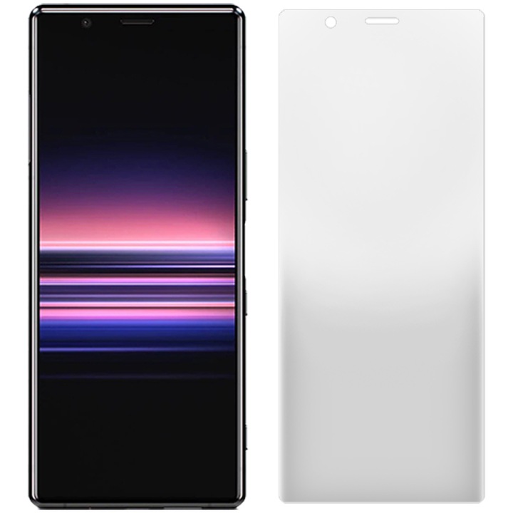 SILKASE матово фолио за Sony Xperia 5, защита на екрана, възобновяем силикон