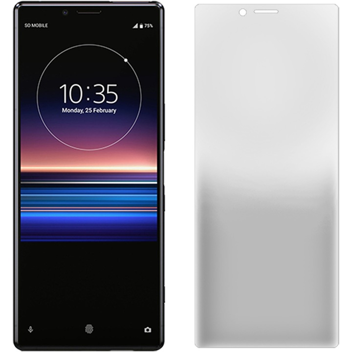 SILKASE матово фолио за Sony Xperia 1, защита на екрана, възобновяем силикон