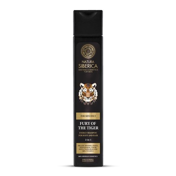 Sampon energizant 2 in 1 pentru corp si par, Natura Siberica for Men, Fury of the Tiger, 250 ml Sampon energizant 2 in 1 pentru corp si par, Natura Siberica for Men, Fury of the Tiger, 250 ml