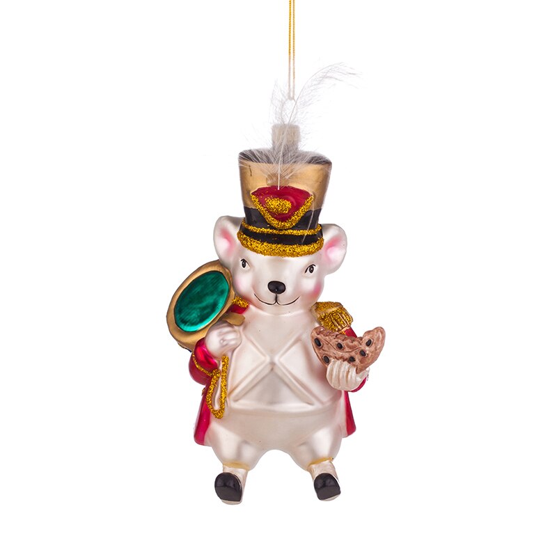 Glob de soarece cu toba, Dims92, L159, Sticla, Inaltime 13cm