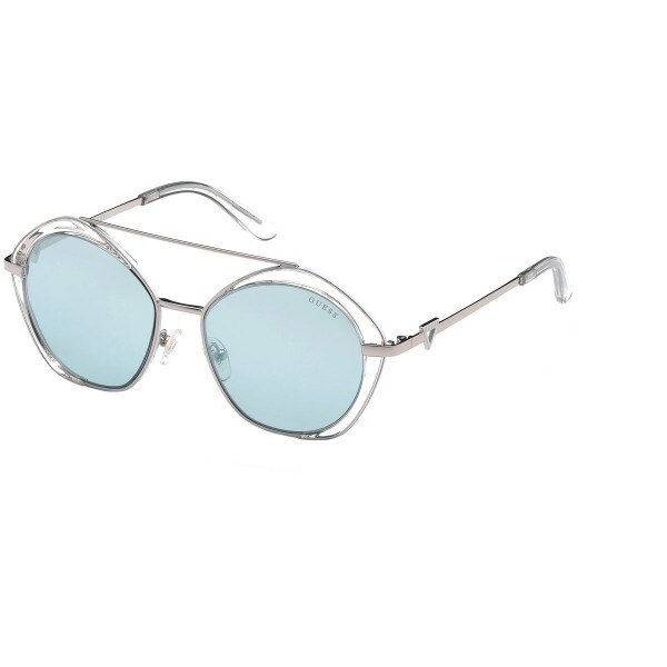 Ochelari de soare dama Guess GU7634 26X 54, argintiu/albastru