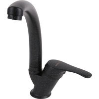 Baterie bucatarie SanDonna F 1069, cu aerator, cartus ceramic, Alama, Negru