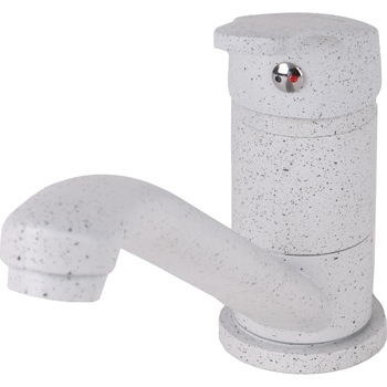 Baterie bucatarie SanDonna F 1066, cu aerator, cartus ceramic, Alama, Gri