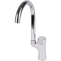 Baterie bucatarie SanDonna F 7105, cu aerator, cartus ceramic, Alama, Crom