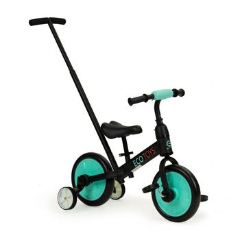 Bicicleta cu pedale 3 in 1, roti laterale, negru/albastru, 12 inch, 3 ani, sa regrabila, maner control parental, 43 x 79 x 39 cm Bicicleta cu pedale 3 in 1, roti laterale, negru/albastru, 12 inch, 3 ani, sa regrabila, maner control parental, 43 x 79 x 39 cm